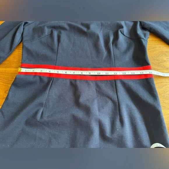 NWT Boden Annette Ponte Navy & Red Dress w 3/4 Sleeves Sz 10 US Dress like Kate! - Picture 8 of 15